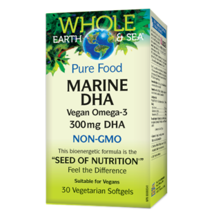 Whole Earth & Sea Pure Food Marine DHA (30vcap) - Lifestyle Markets
