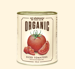 Eat Wholesome Organic Diced Tomatoes (796ml) - Lifestyle Markets