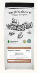 Earth's Choice Organic Coffee - Medium Whole Bean (340g) - Lifestyle Markets