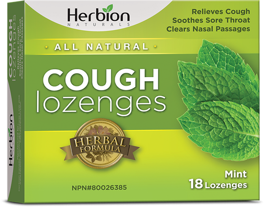 Herbion Naturals Cough Lozenges - Mint (18 Lozenges) - Lifestyle Markets