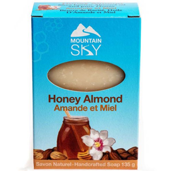 Mountain Sky Honey Almond Bar Soap (135g) - Lifestyle Markets