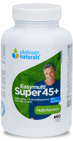 Platinum Naturals Easymulti Super 45+ Men's Multi (60 Softgels) - Lifestyle Markets