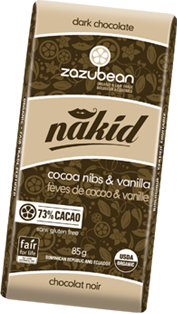 Zazubean Nakid - Cocoa Nibs & Vanilla (85g) - Lifestyle Markets