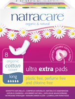 Natracare Long Ultra Extra Pads (8 Count) - Lifestyle Markets