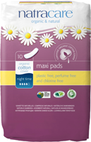 Natracare Night Time Pads (10 Count) - Lifestyle Markets