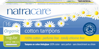 Natracare Regular Cotton Tampons (16 Count) - Lifestyle Markets