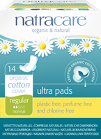 Natracare Regular Ultra Pads (14 Count) - Lifestyle Markets