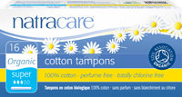 Natracare Super Cotton Tampons (16 Count) - Lifestyle Markets