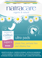 Natracare Super+ Ultra Pads (12 Count) - Lifestyle Markets