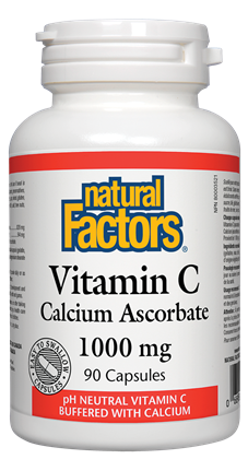 Natural Factors Vitamin C Calcium Ascorbate (1000mg) (90 Capsules) - Lifestyle Markets