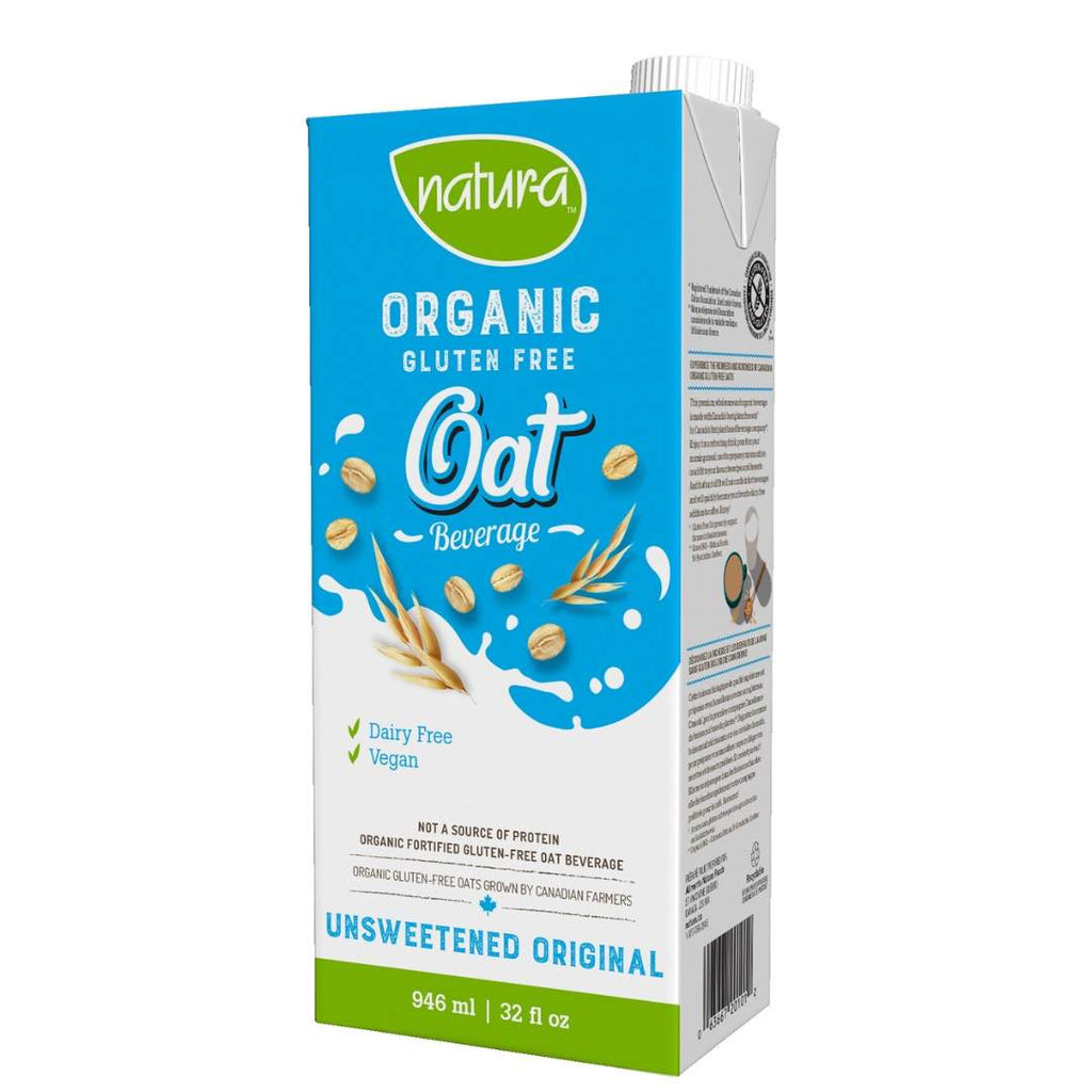 Natura Organic Oat Beverage Unsweetened (946ml) - Lifestyle Markets