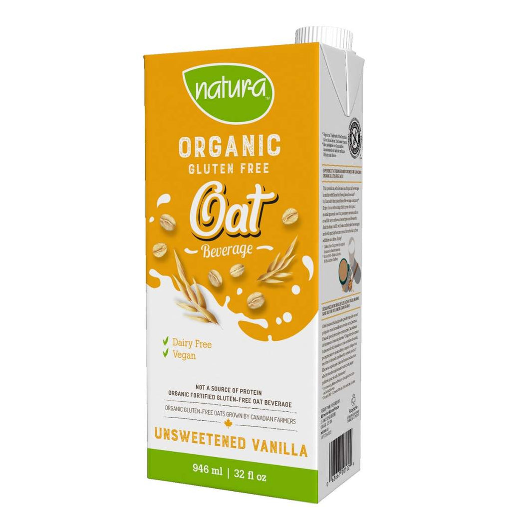 Natura Organic Oat Beverage Unsweetened Vanilla (946ml) - Lifestyle Markets