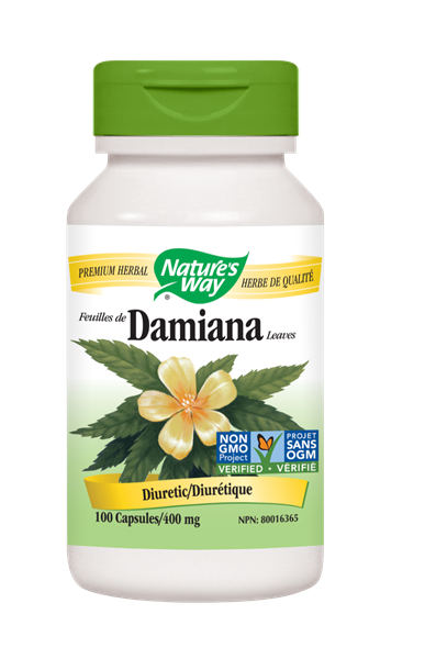 Nature's Way Damiana Leaves (100 Capsules) - Lifestyle Markets