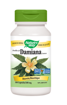 Nature's Way Damiana Leaves (100 Capsules) - Lifestyle Markets