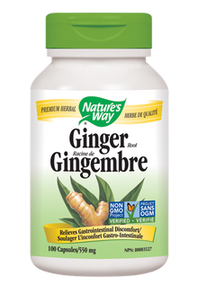 Nature's Way Ginger Root (100 Capsules) - Lifestyle Markets