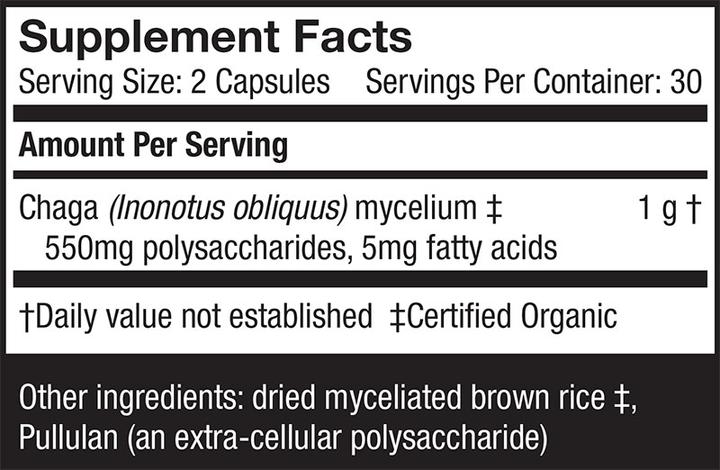 Host Defense Chaga (60vcap) - Lifestyle Markets