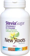 New Roots  Spoonable Stevia Sugar (250g) - Lifestyle Markets