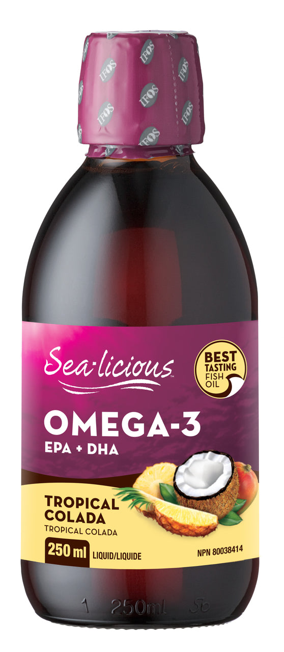 Sea-licious Omega-3 EPA + DHA - Tropical Colada (250ml) - Lifestyle Markets