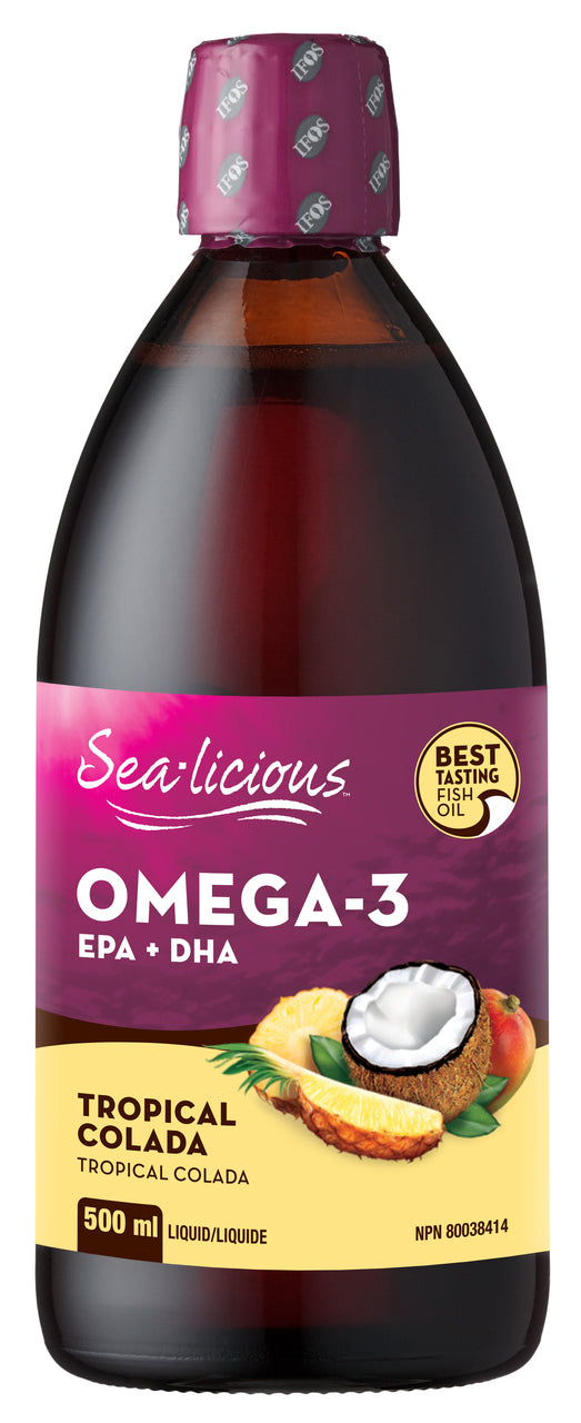 Sea-licious Omega-3 EPA + DHA - Tropical Colada (500ml) - Lifestyle Markets