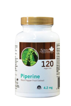 Newco Piperine Black Pepper Fruit Extract (210mg) (120 Vegetable Capsules) - Lifestyle Markets