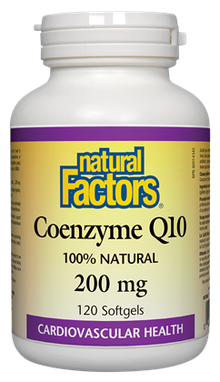 Natural Factors Coenzyme Q10 200mg (120 Softgels) - Lifestyle Markets