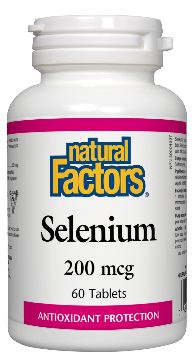 Natural Factors Selenium (200mcg) (90 Tabs) - Lifestyle Markets