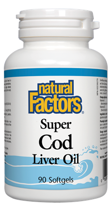 Natural Factors Super Cod Liver Oil (90 SoftGels) - Lifestyle Markets