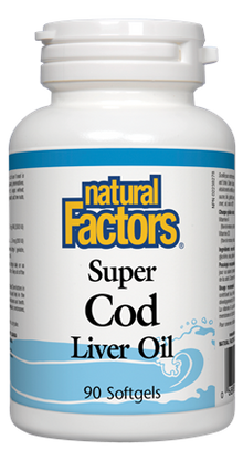 Natural Factors Super Cod Liver Oil (90 SoftGels) - Lifestyle Markets