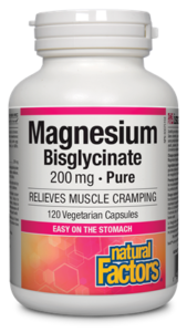 Natural Factors Magnesium Bisglycinate 200mg (120vcaps) - Lifestyle Markets