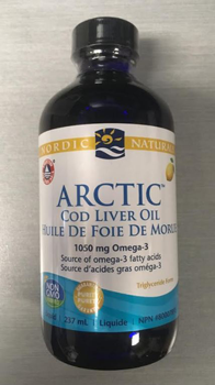 Nordic Naturals Arctic Cod Liver Oil (1050 mg) Omega - 3 - Lemon (237mg) - Lifestyle Markets