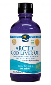 Nordic Naturals Arctic Cod Liver Oil Liquid - Orange (237ml) - Lifestyle Markets