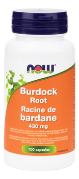 Now Burdock Root (430mg) (100 Capsules) - Lifestyle Markets