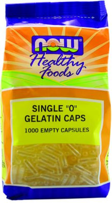 Now Gelatin Caps 0" (1000 Capsules)" - Lifestyle Markets