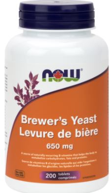 Now Brewer's Yeast (650mg) (200 Tablets) - Lifestyle Markets