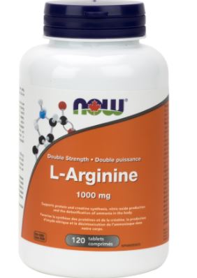 Now L-Arginine (1000mg) (120 Tablets) - Lifestyle Markets