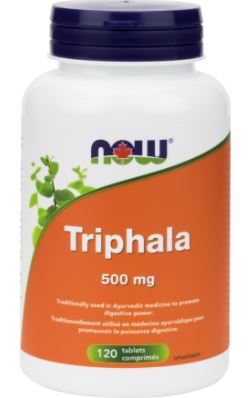 Now Triphala (500mg) (120 Tablets) - Lifestyle Markets