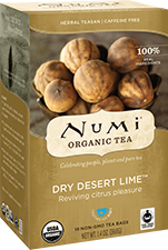 Numi Organic Dry Desert Lime Tea (18 Tea bags) - Lifestyle Markets