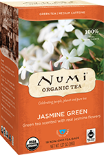 Numi Organic Jasmine Green Tea (18 Tea bags) - Lifestyle Markets