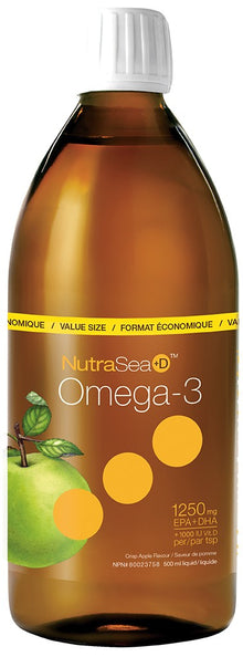 Nature's Way NutraSea +D Crisp Apple Flavour (500ml) - Lifestyle Markets