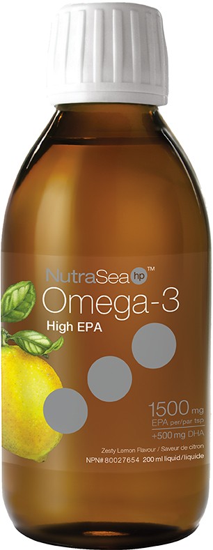 Nature's Way NutraSea hp Omega- 3 Zesty Lemon Flavour (200ml) - Lifestyle Markets