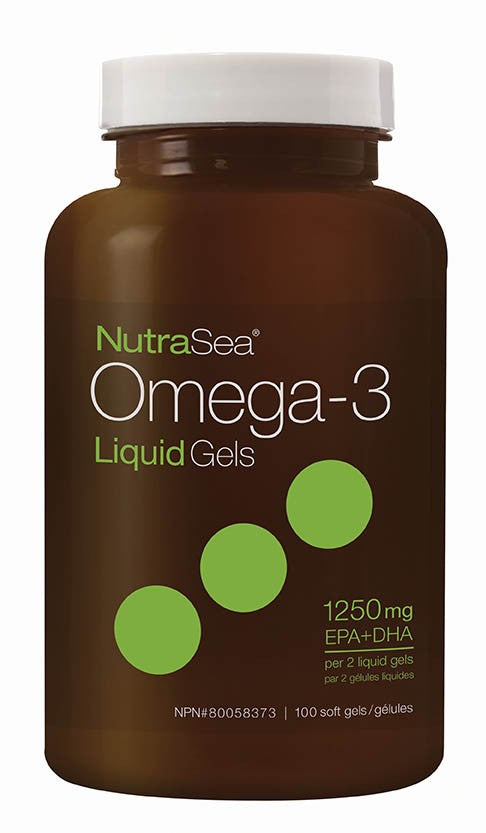 Nature's Way NutraSea Omega-3 Liquid Gels  Fresh Mint Flavour (100 Softgels) - Lifestyle Markets