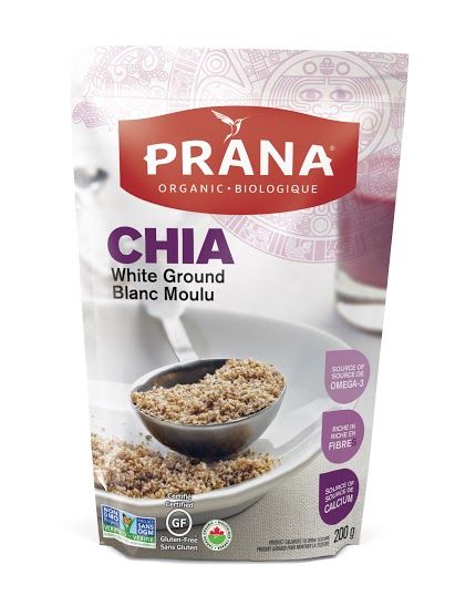 Prana Organic White Ground Chia (200g) - Lifestyle Markets