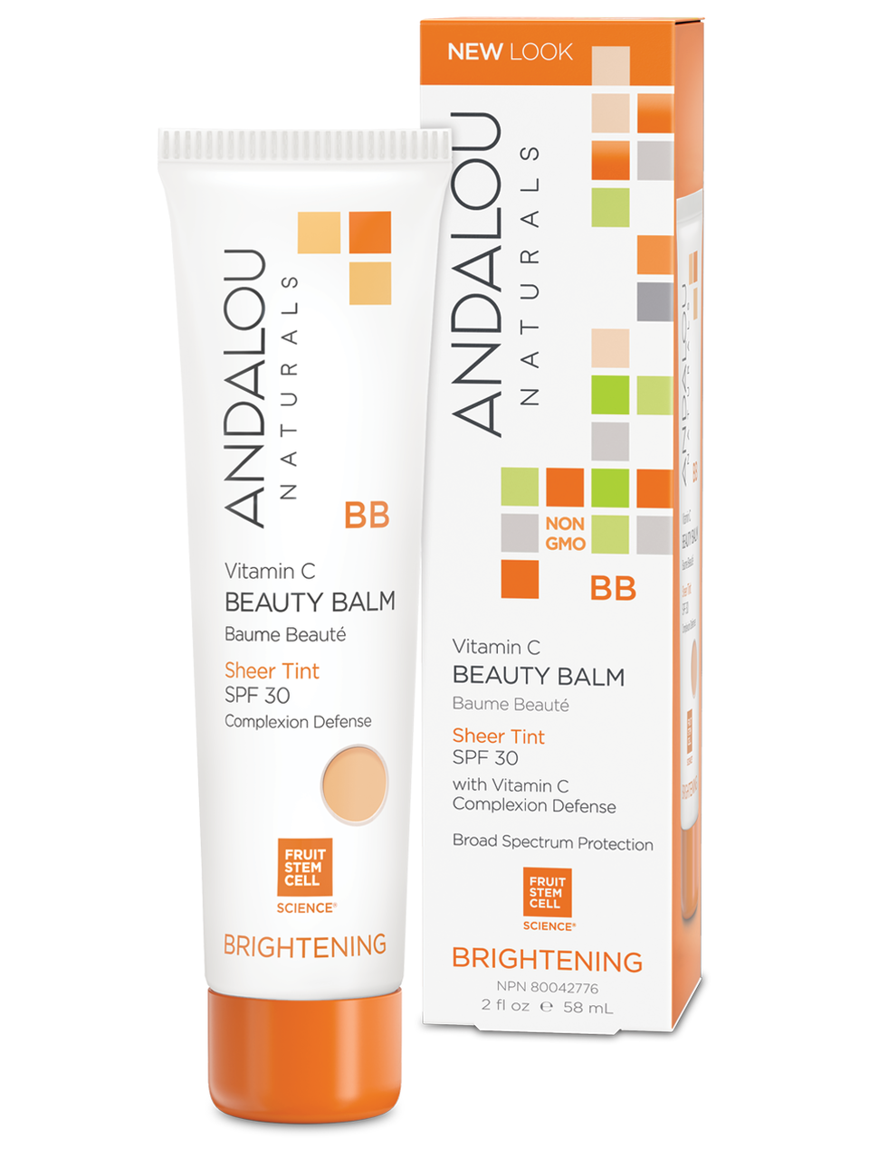 Andalou Naturals Vitamin C Beauty Balm Sheer Tint SPF 30 (58ml) - Lifestyle Markets