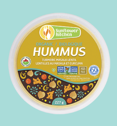 Sunflower Kitchen Hummus Turmeric Masala Lentil - Lifestyle Markets