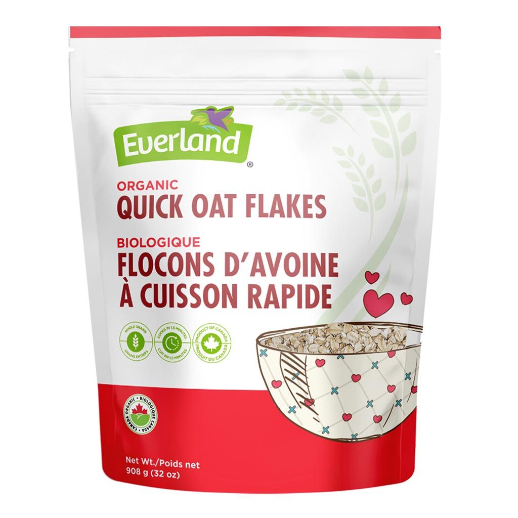 Everland Organic Quick Oat Flakes (908g) - Lifestyle Markets