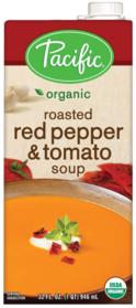 Pacific Organic Roasted Red Pepper & Tomato Soup (1L) - Lifestyle Markets