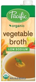 Pacific Organic Vegetable Broth Low Sodium (1l) - Lifestyle Markets