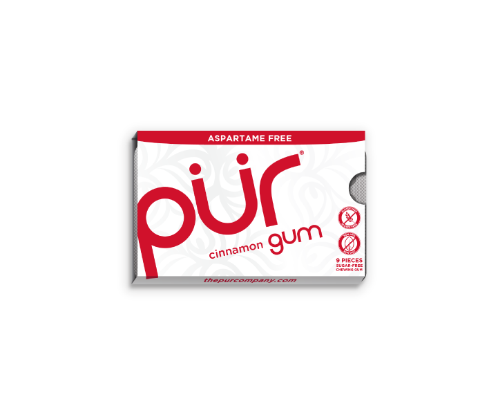 PUR Cinnamon Gum (9 Pieces) - Lifestyle Markets