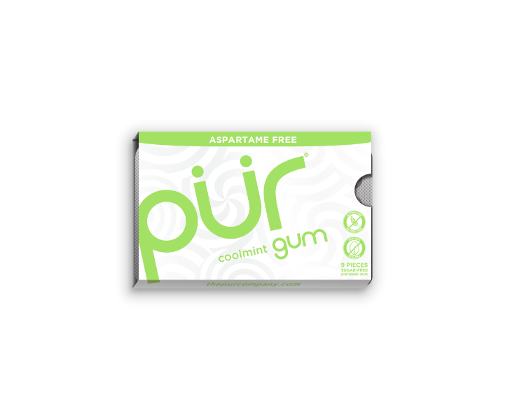 PUR Coolmint Gum (9 Pieces) - Lifestyle Markets
