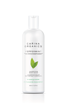 Carina Organics Peppermint Shampoo & Body Wash (360ml) - Lifestyle Markets